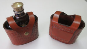 Leather case with belt loop